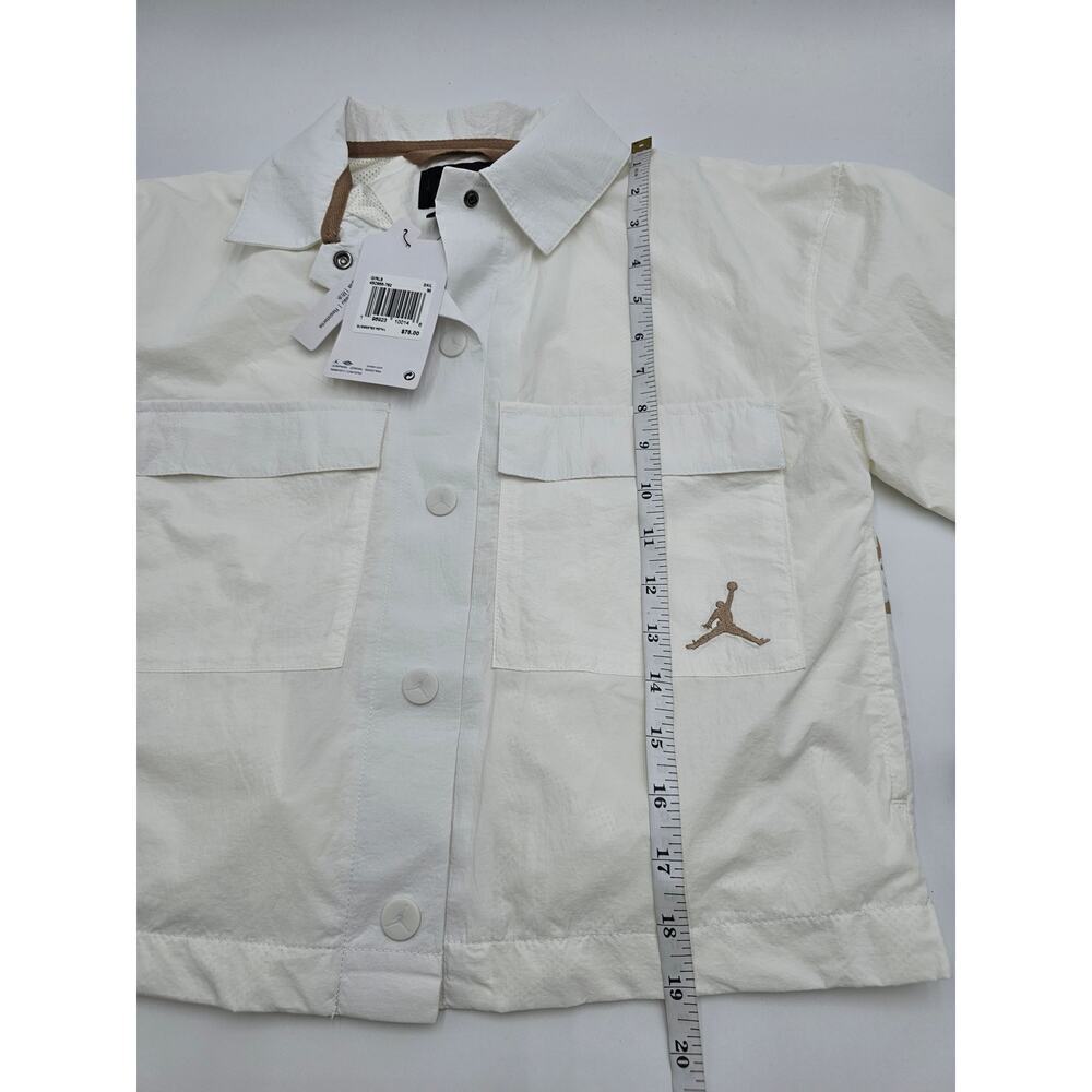 Jordan Kid's Size M White Coaches Jacket NWT - Picture 8 of 10